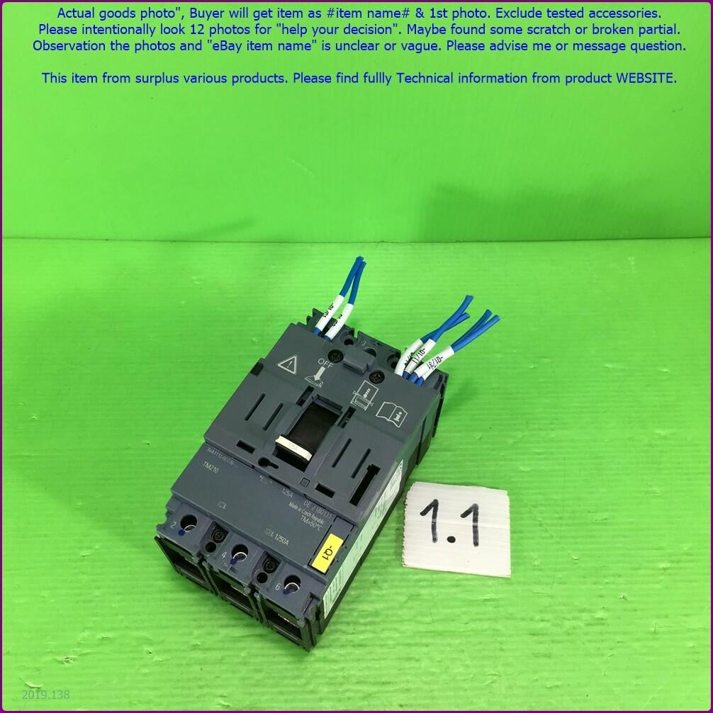 BRKR 3VA11 3P 125A 70KA FTFM BOX