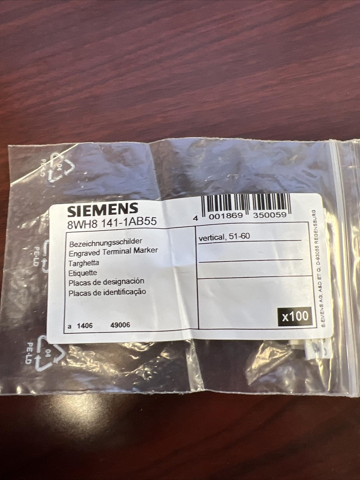 LABEL, VERT PRINT 51->60, FLAT, 4.2MM, STRIP