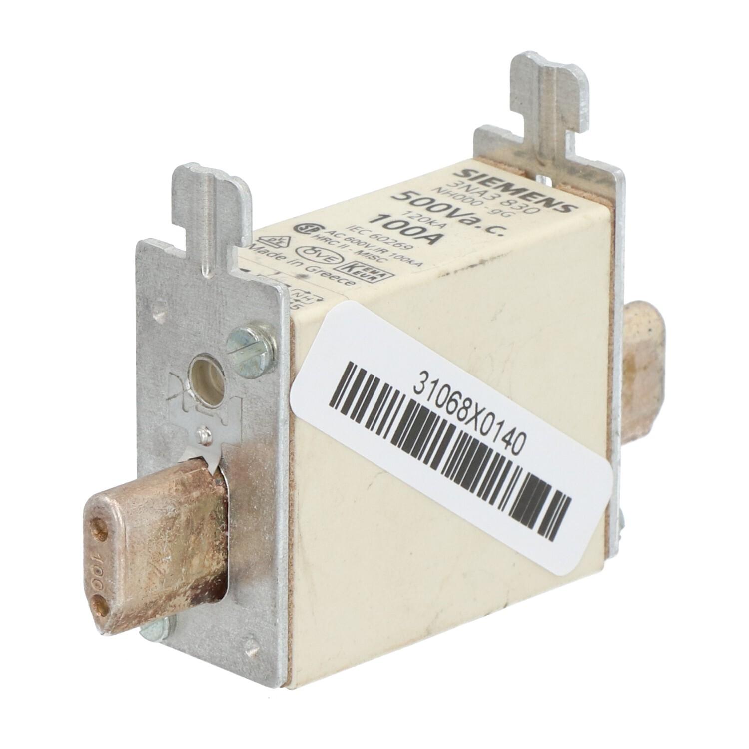 FUSE LINK, LV HRC, 100A, 500VAC, 250VDC