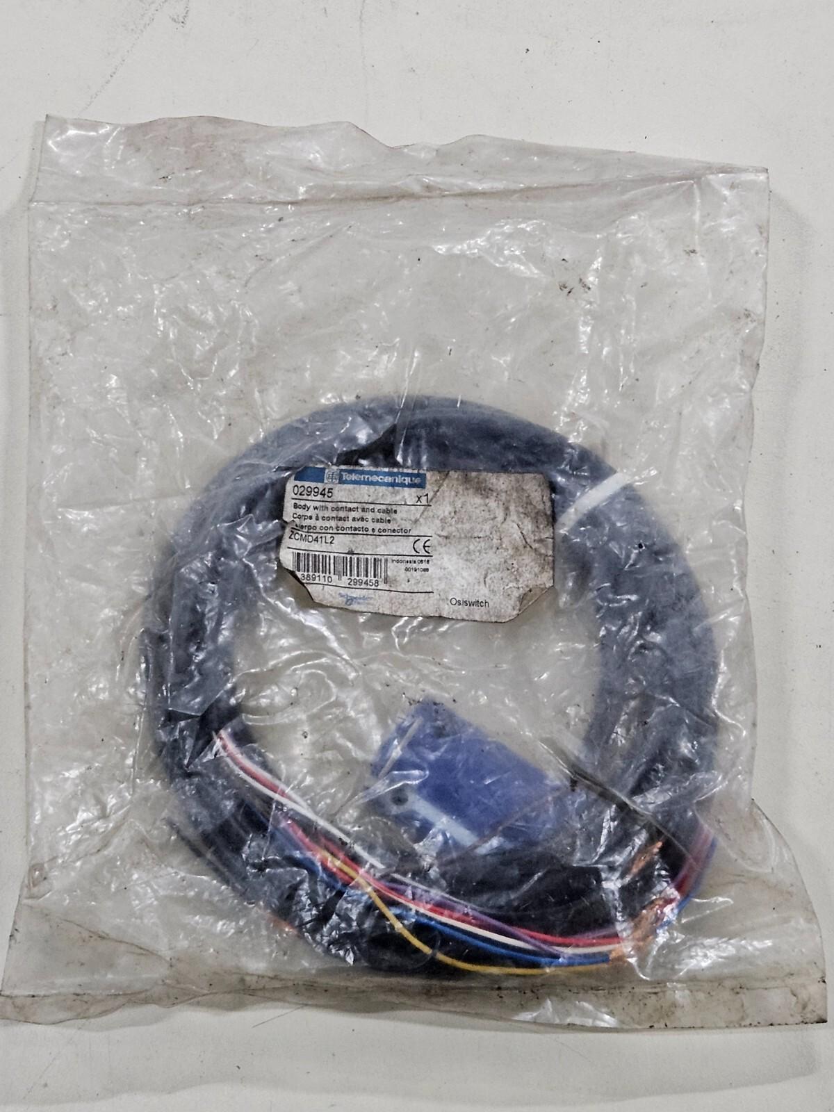 Limit switch body, Limit switches XC Standard, ZCMD, 2NC+2 NO, silver, snap action, connection, 2 m