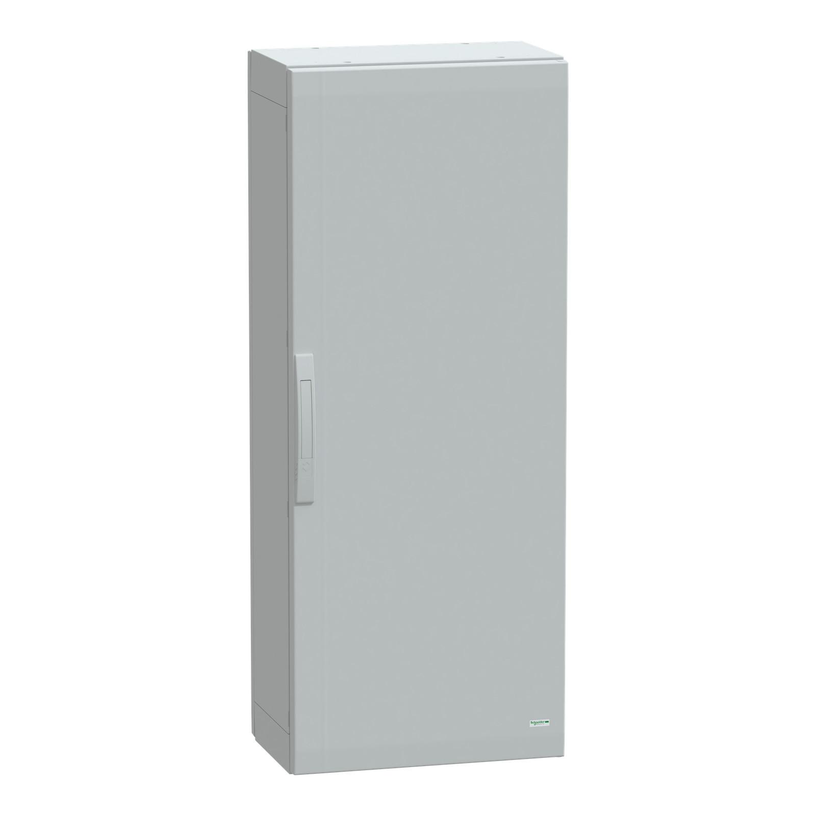 Floor standing polyester enclosure, Thalassa PLA, plain door, completely sealed, 1250x500x320mm, IP65, IK10