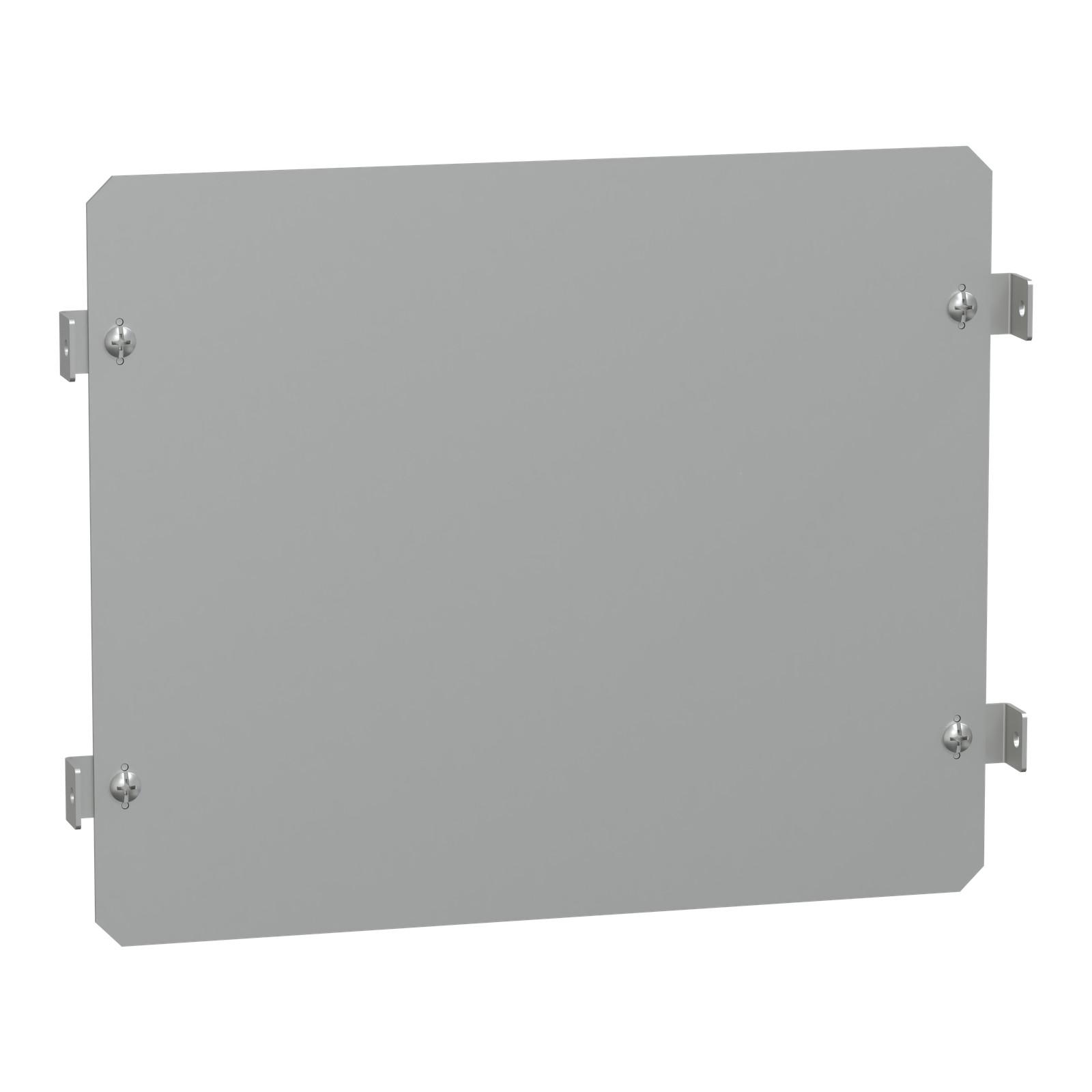 Mount plate galvanised steel for DLP height=2raws in PLAenclosure W750mm