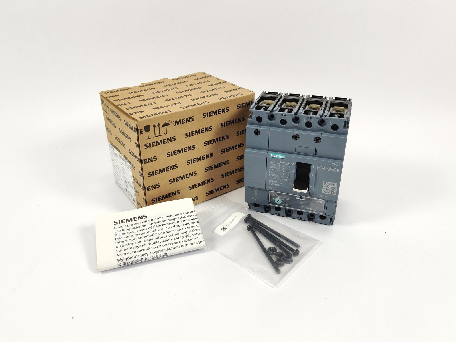 BRKR 3VA11 4P 125A 25KA ATFM BOX