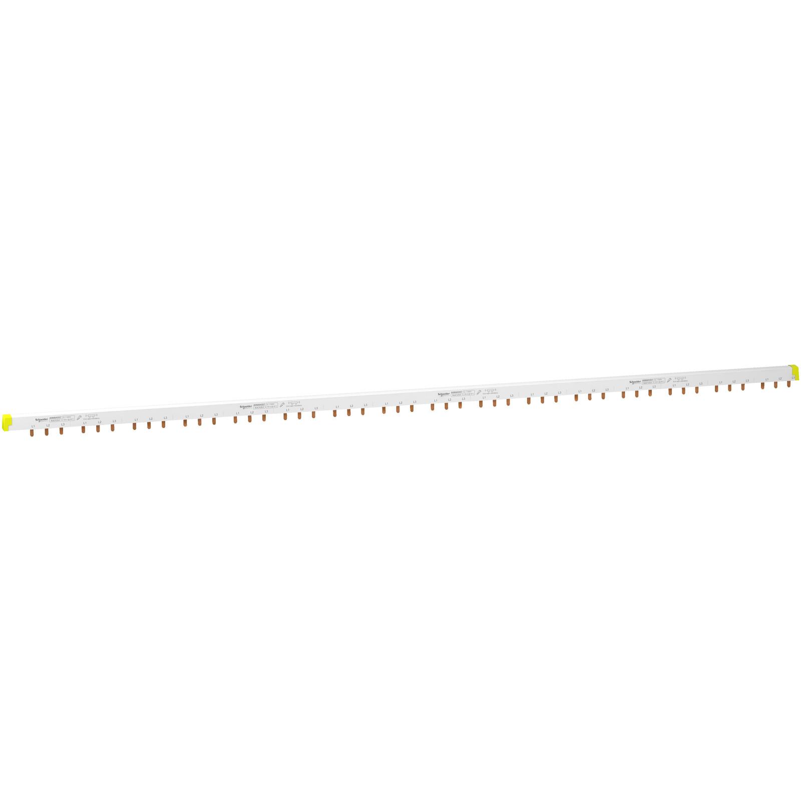 Acti9 - comb busbar - 3L wtih Aux - 18 mm pitch - 57 modules - 100A