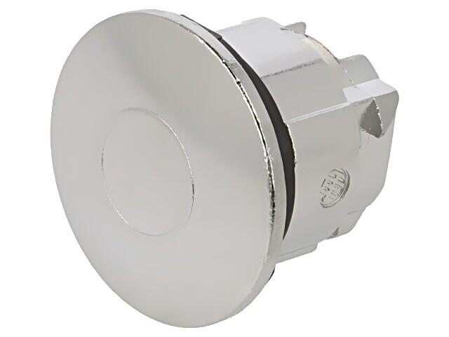 Blanking plug, Harmony XB4, round, metal, chromium plated, 22mm