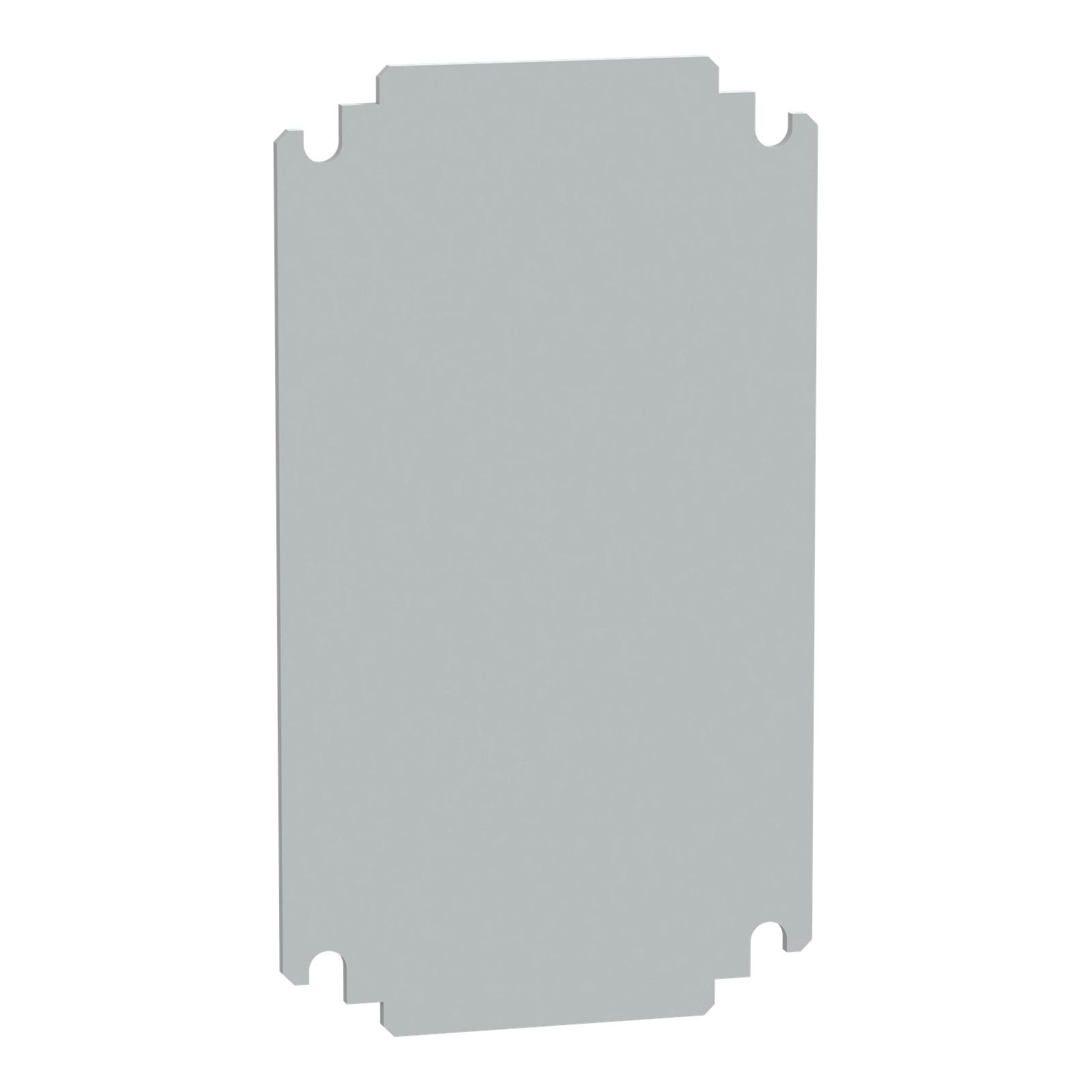 Insulating mounting plate for enclosure H300xW200mm made of polyester