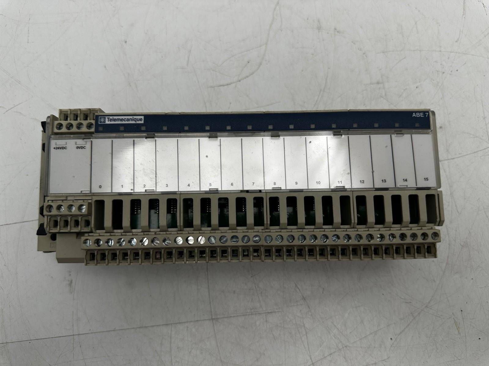 sub-base - soldered solid state output relay ABE7 - 16 outputs - 0.5 A
