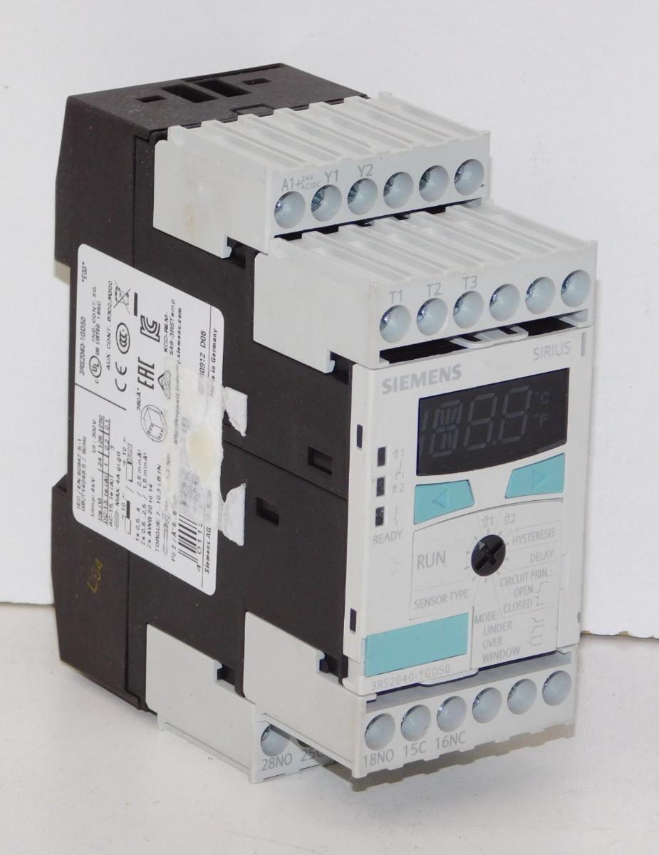 TMP MON REL, PT100, -50 TO 500C, 24VAC/DC, S