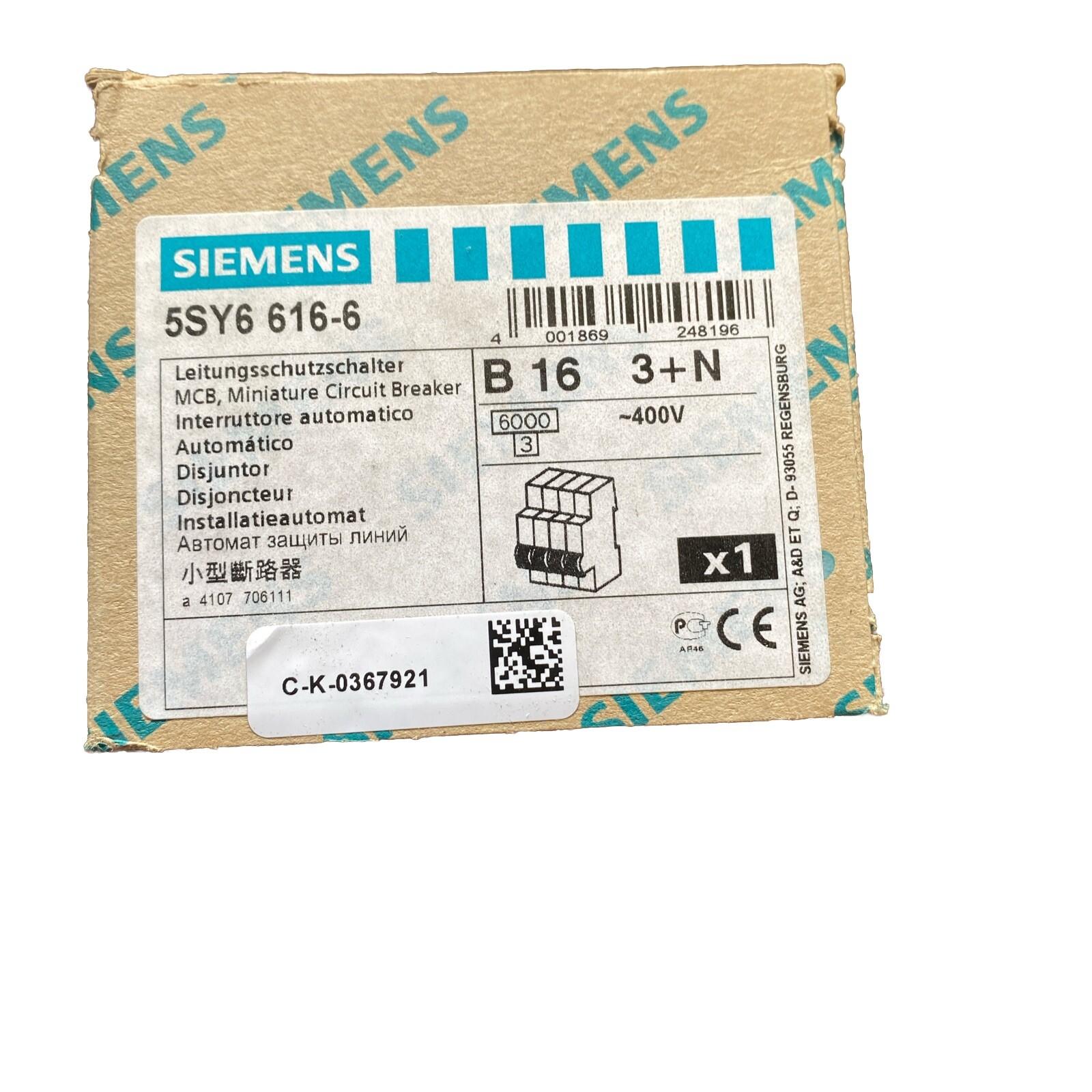SUP PTOR 5SY6 3P+N 480V 16A 5K B-TRIP