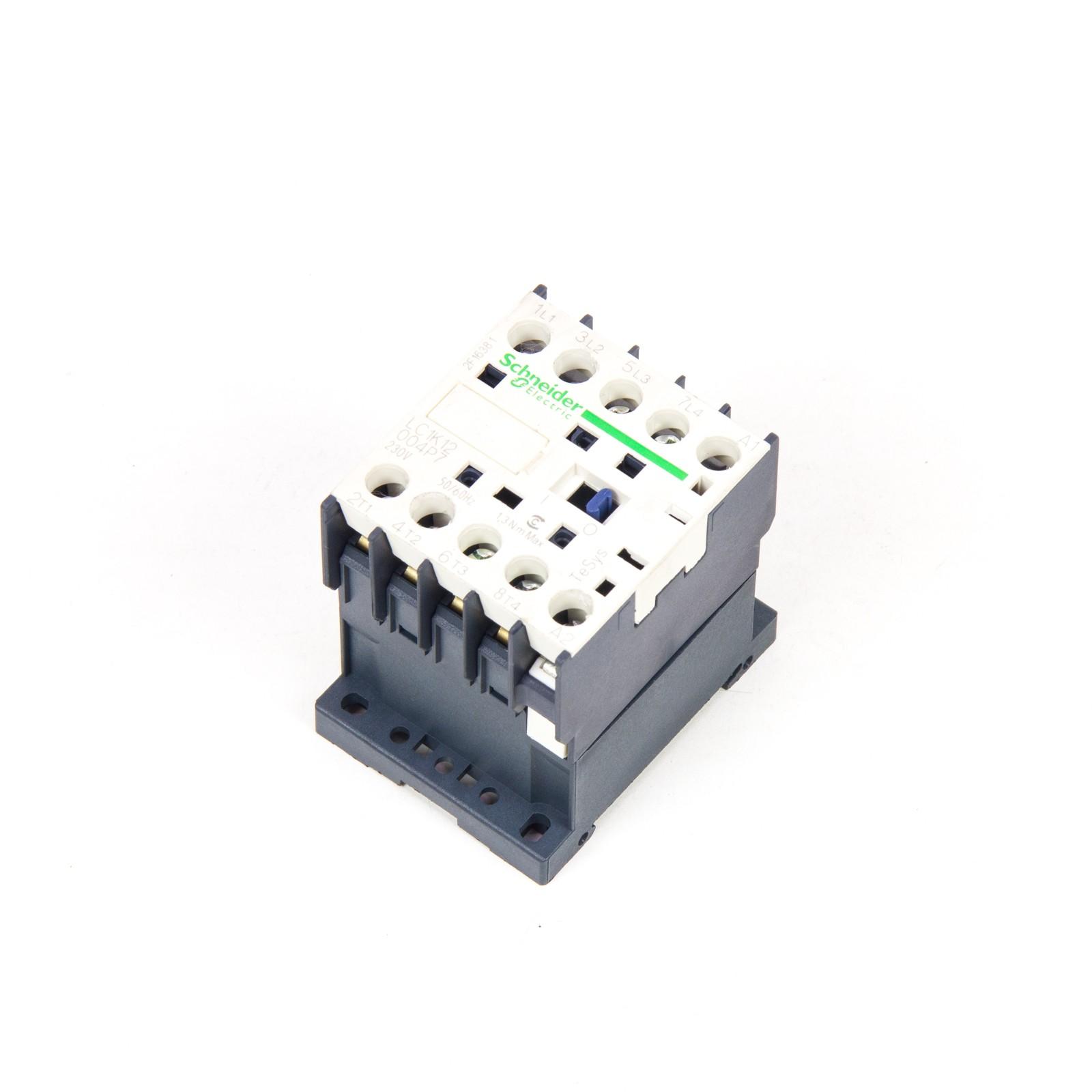 Contactor, TeSys K, 4P, 4 NO, AC-1, lt or eq to 440V 10A, 230VAC coil