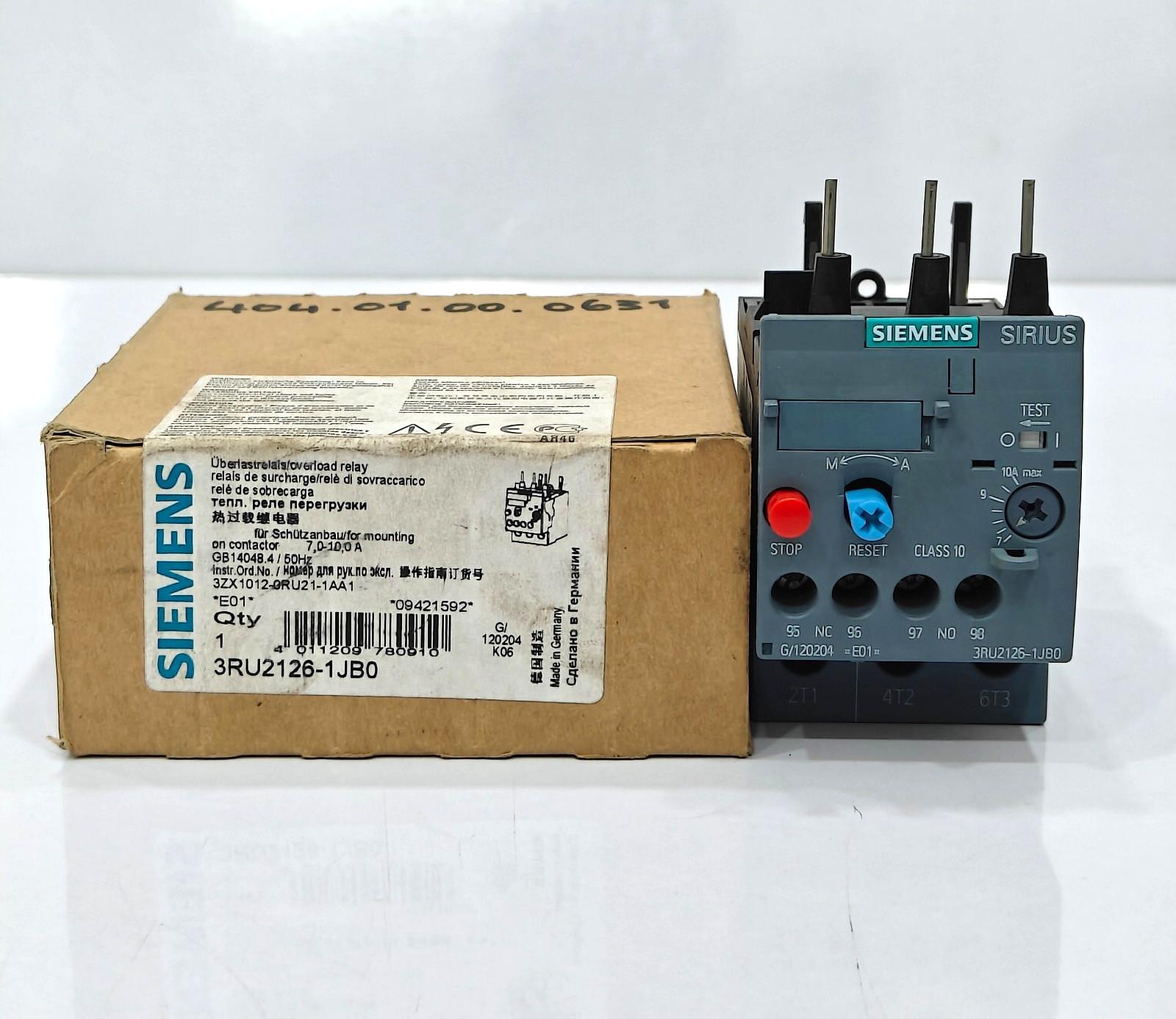 OVERLOAD RELAY CL10 S0 7-10A SCREW