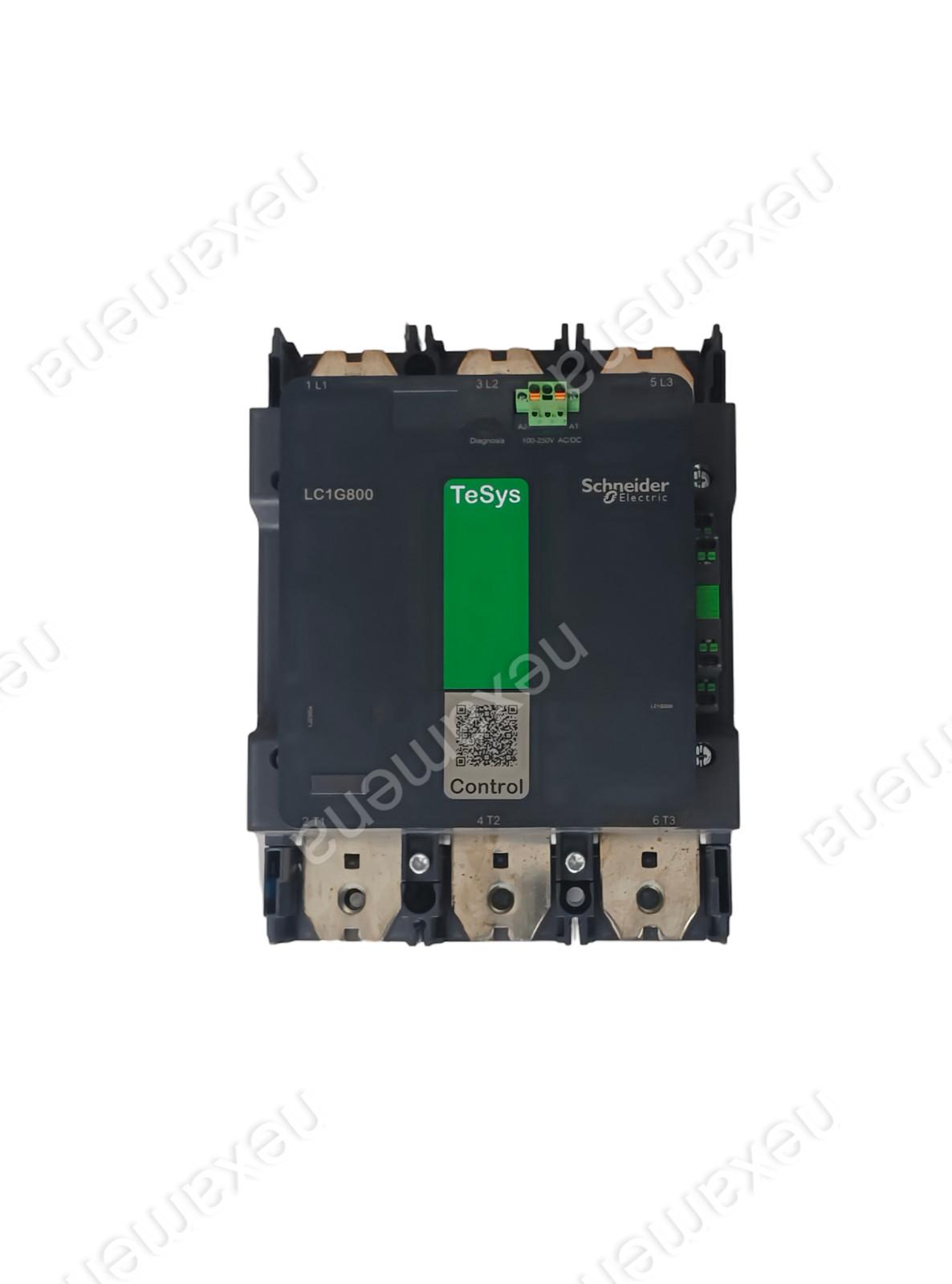Contactor, high power, TeSys Giga, standard version, AC-3, <= 440V, 800A, 3 pole/NO, 100-250VAC/DC coil