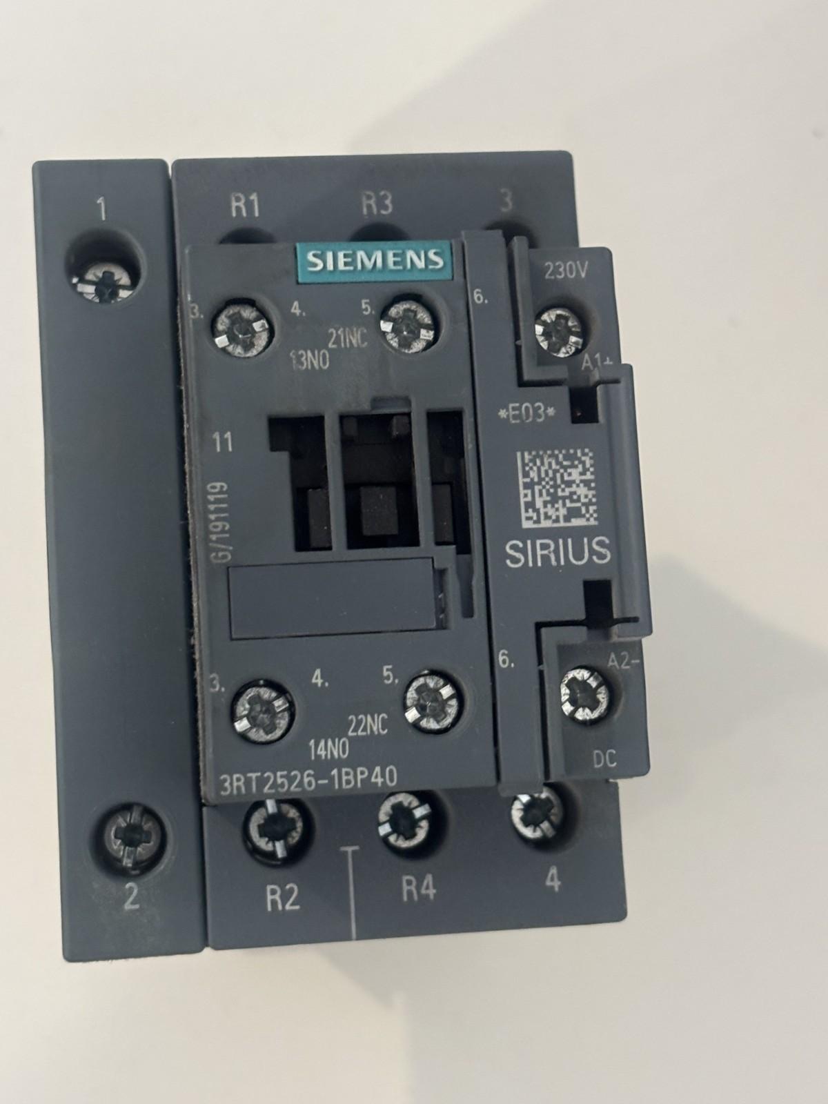 CONTACTOR S0 25A 230VDC 2NO/2NC SCRW