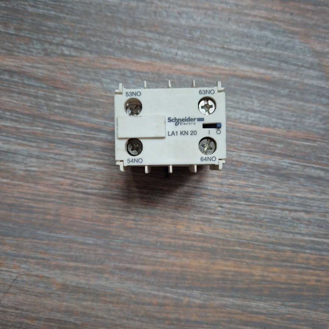 Auxiliary contact block, TeSys K, 2NO, front mounting, screw clamp terminals