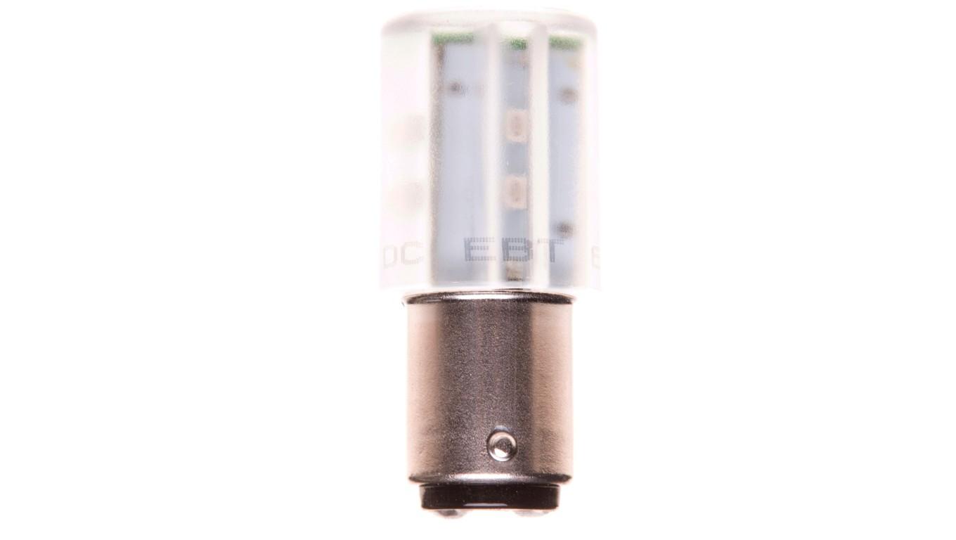 LED GREEN, 24V AC/DC, BA15D BASE