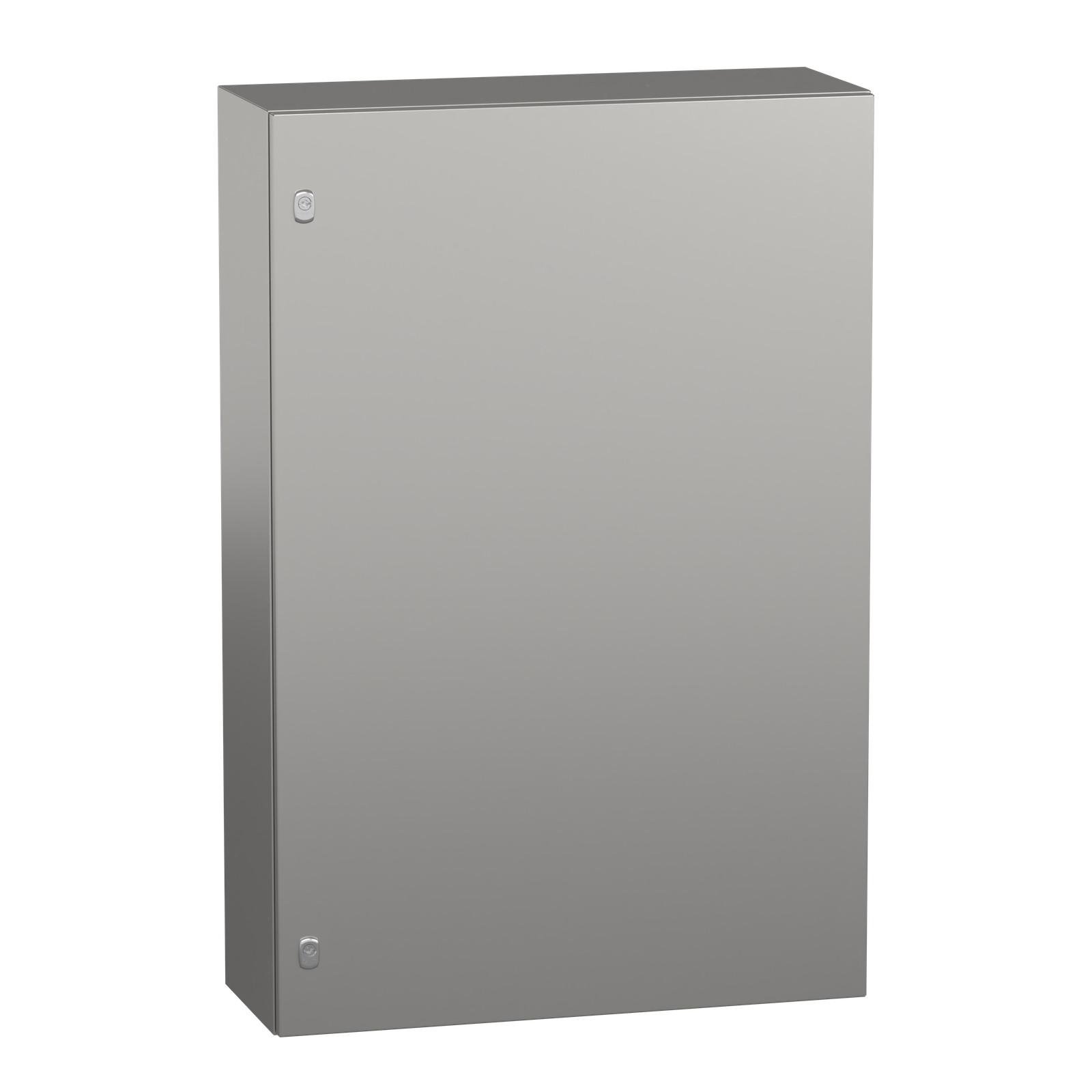 Wall mounted enclosure, Spacial S3X, stainless steel 304L, plain door, 1200x800x300mm, IP66