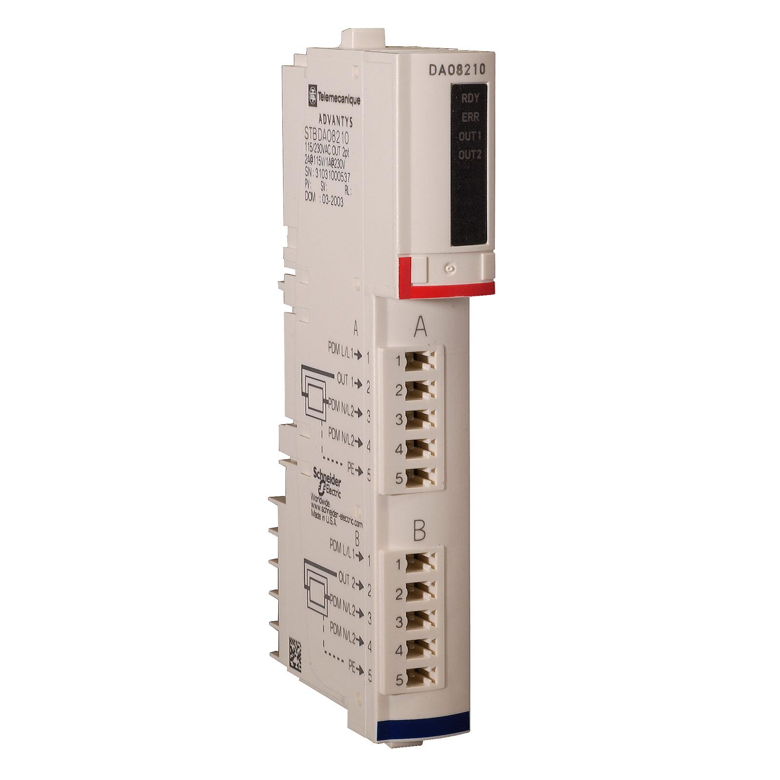 standard digital output kit - Modicon STB - 115..230 V AC - 2 O