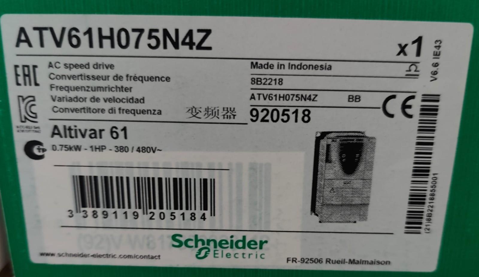 Electric ATV61H075N4Z ATV61H075N4Z