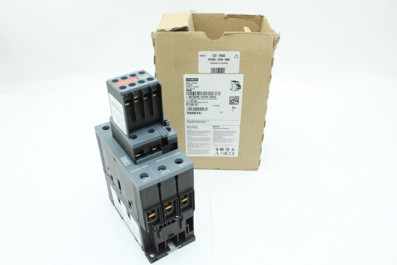 CONTACTOR S2 50A 230VAC SCREW 2NO/2NC