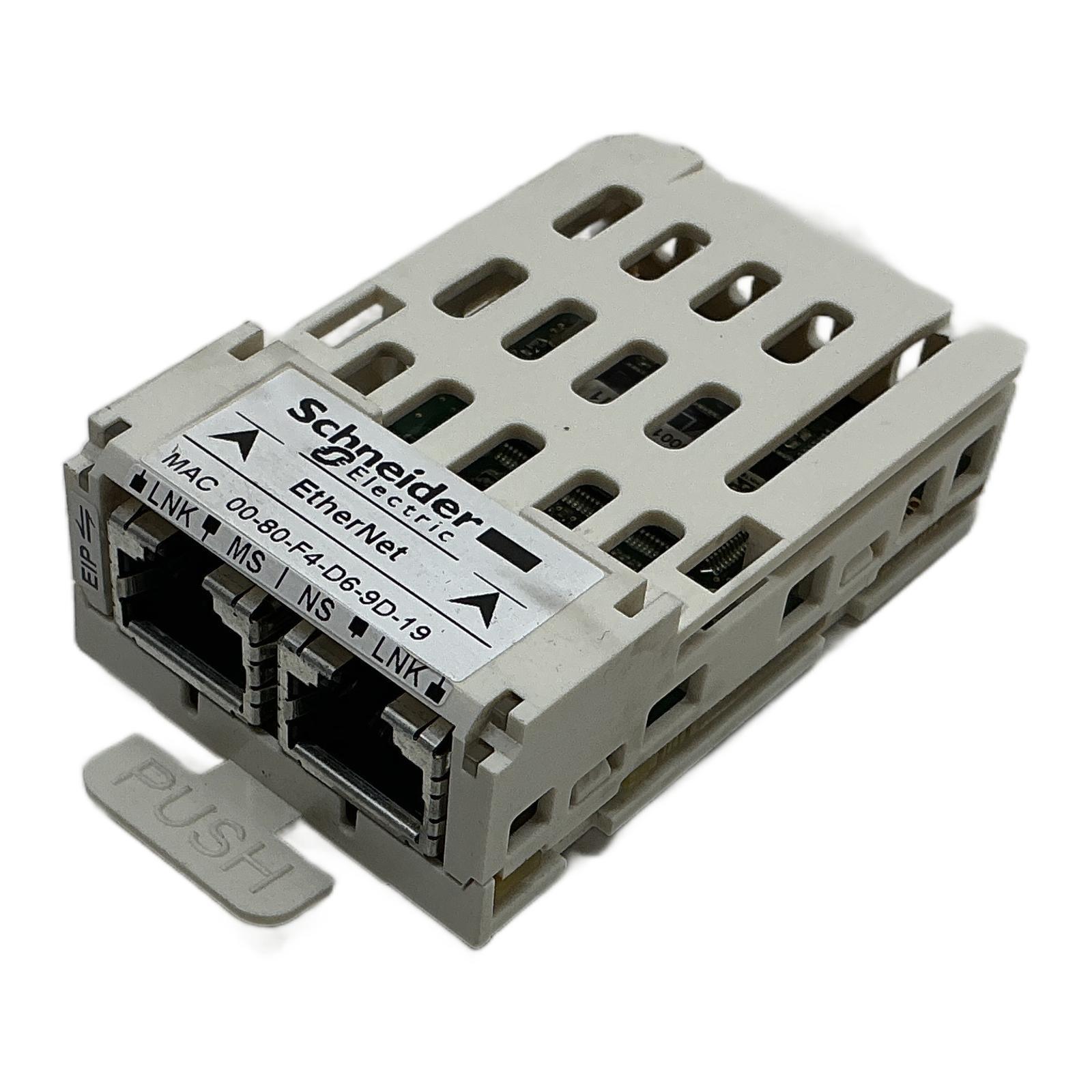 communication module Modbus TCP and Ethernet IP, Altivar, 10 or 100Mbps, 2 x RJ45 connectors
