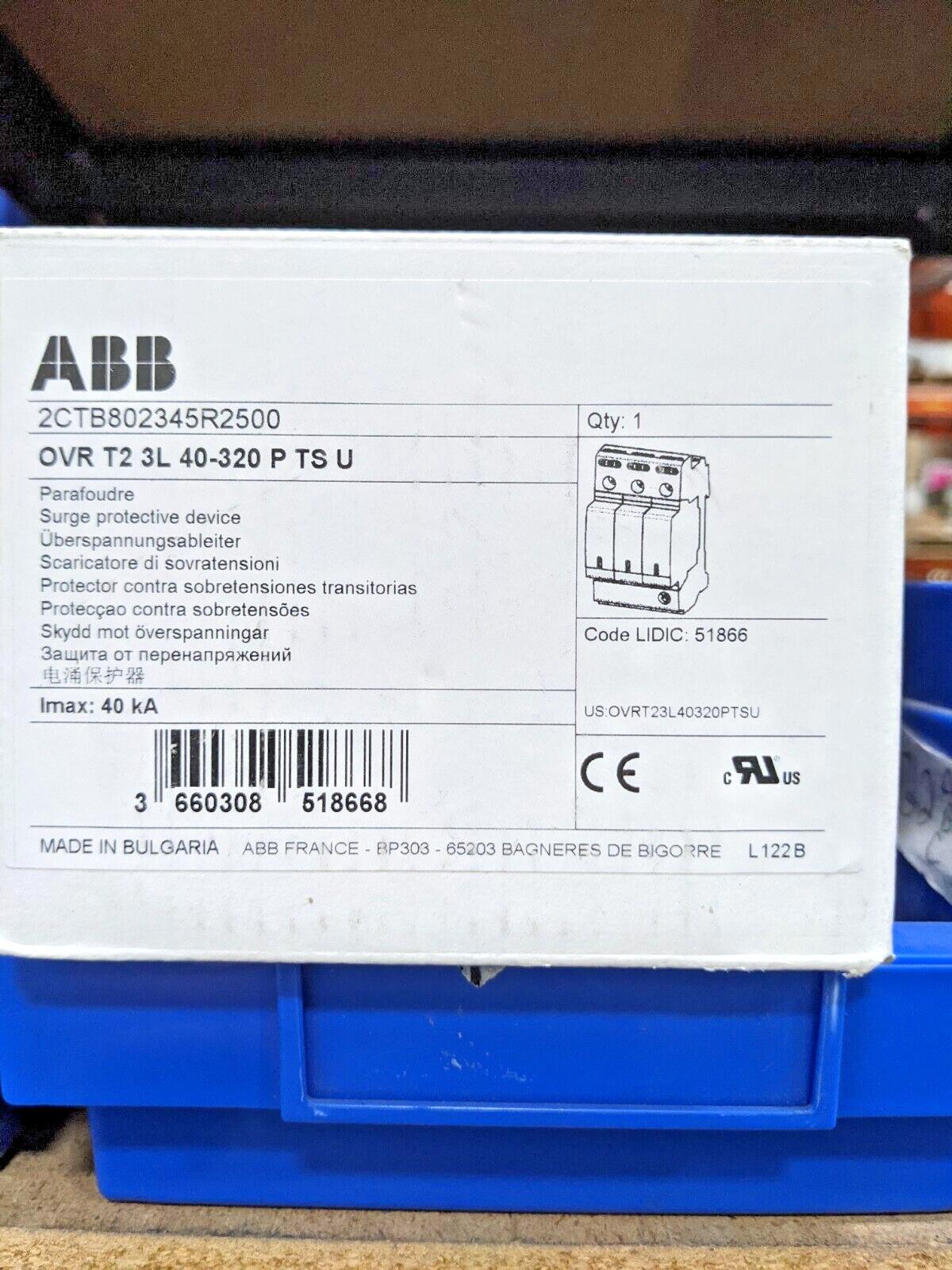 OVR SPD 3P 40KA 320V P TS