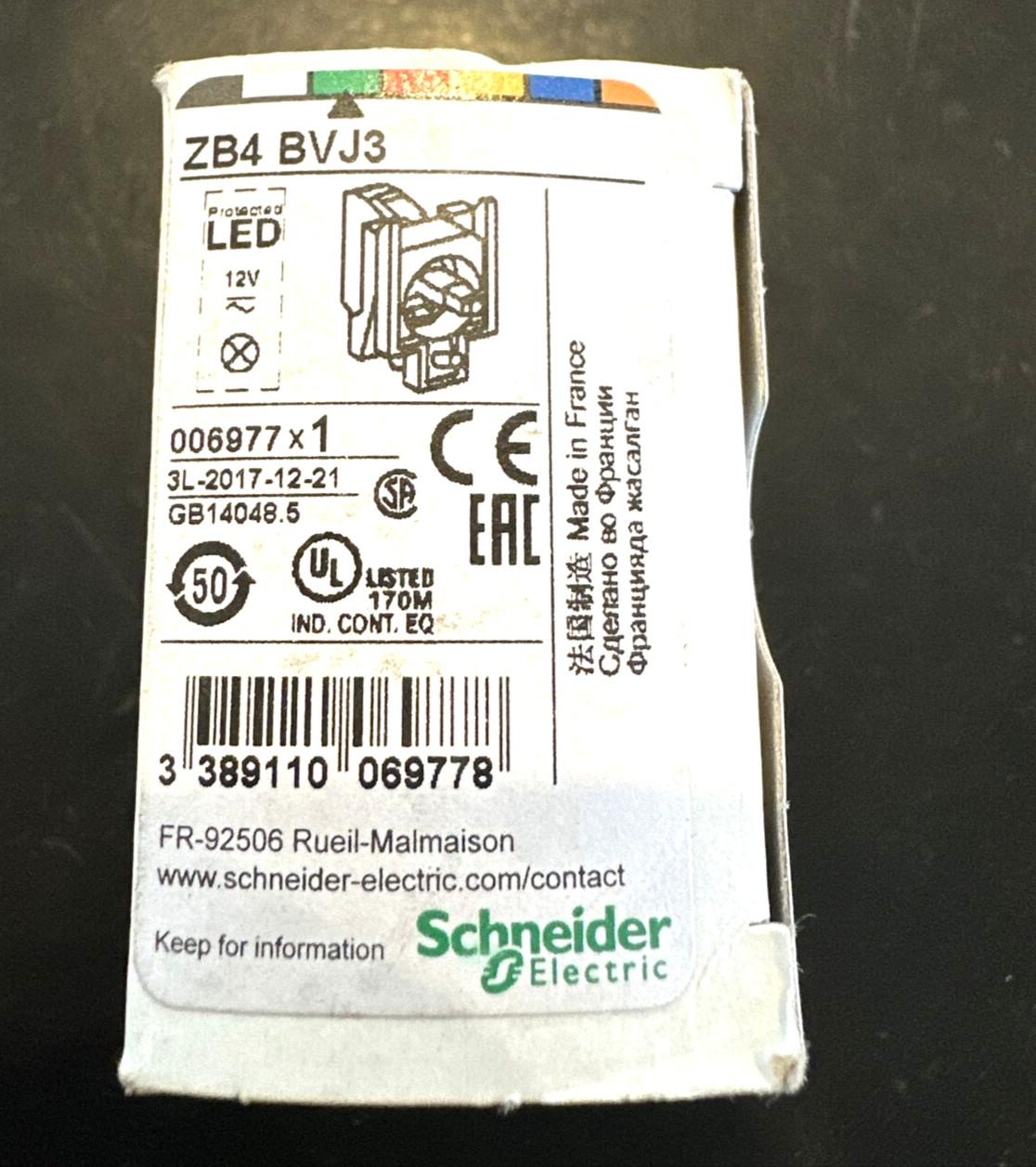 Bloc De Lumière ZB4BVJ3 Avec LED NOUVEAU*