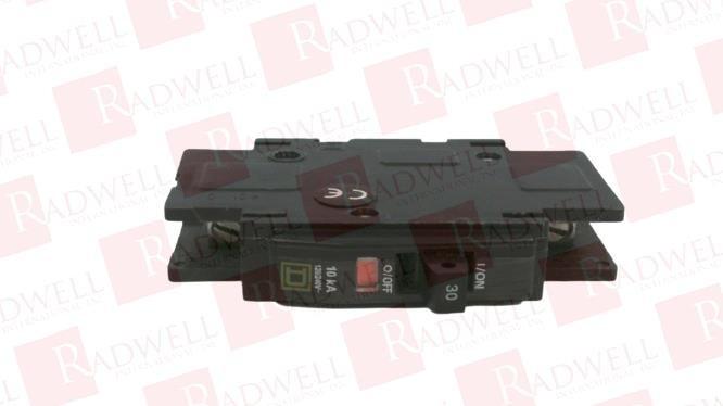 Mini circuit breaker, QOU, 30A, 1 pole, 120/240VAC, 10kA