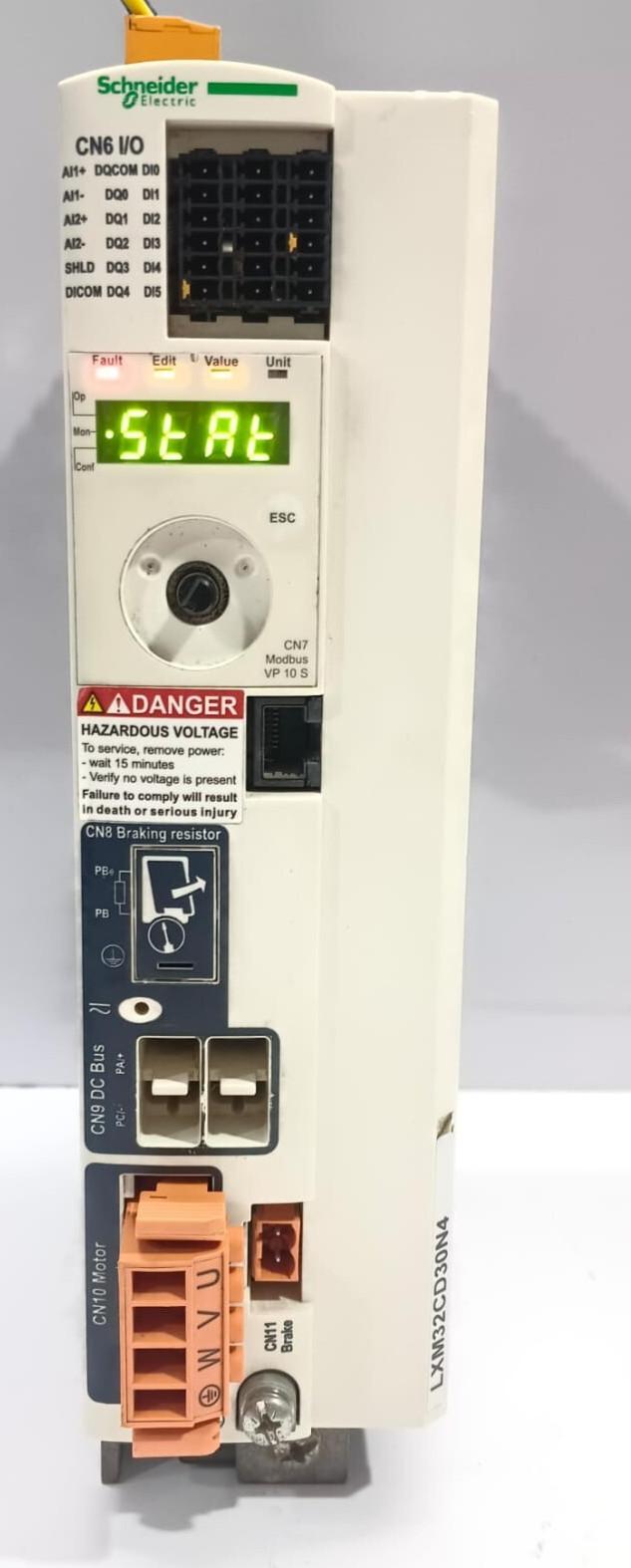 motion servo drive, Lexium 32, 30A, three phase, supply voltage 208 to 480V, 3kW, modbus