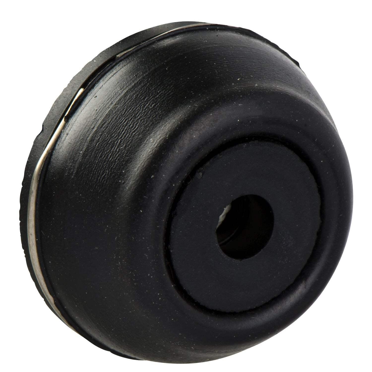 Head for push button, Harmony XAC, plastic, black, booted, operating travel 16mm, 25...+ 70 degree C