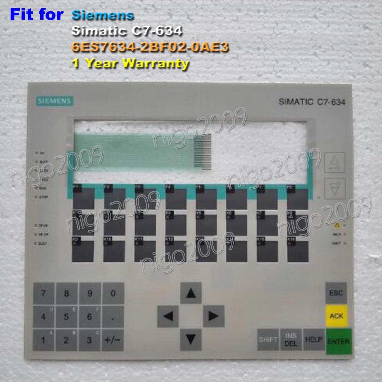 SIMATIC C7-634 6ES7634-2BF02-0AE3 Membrane Keypad