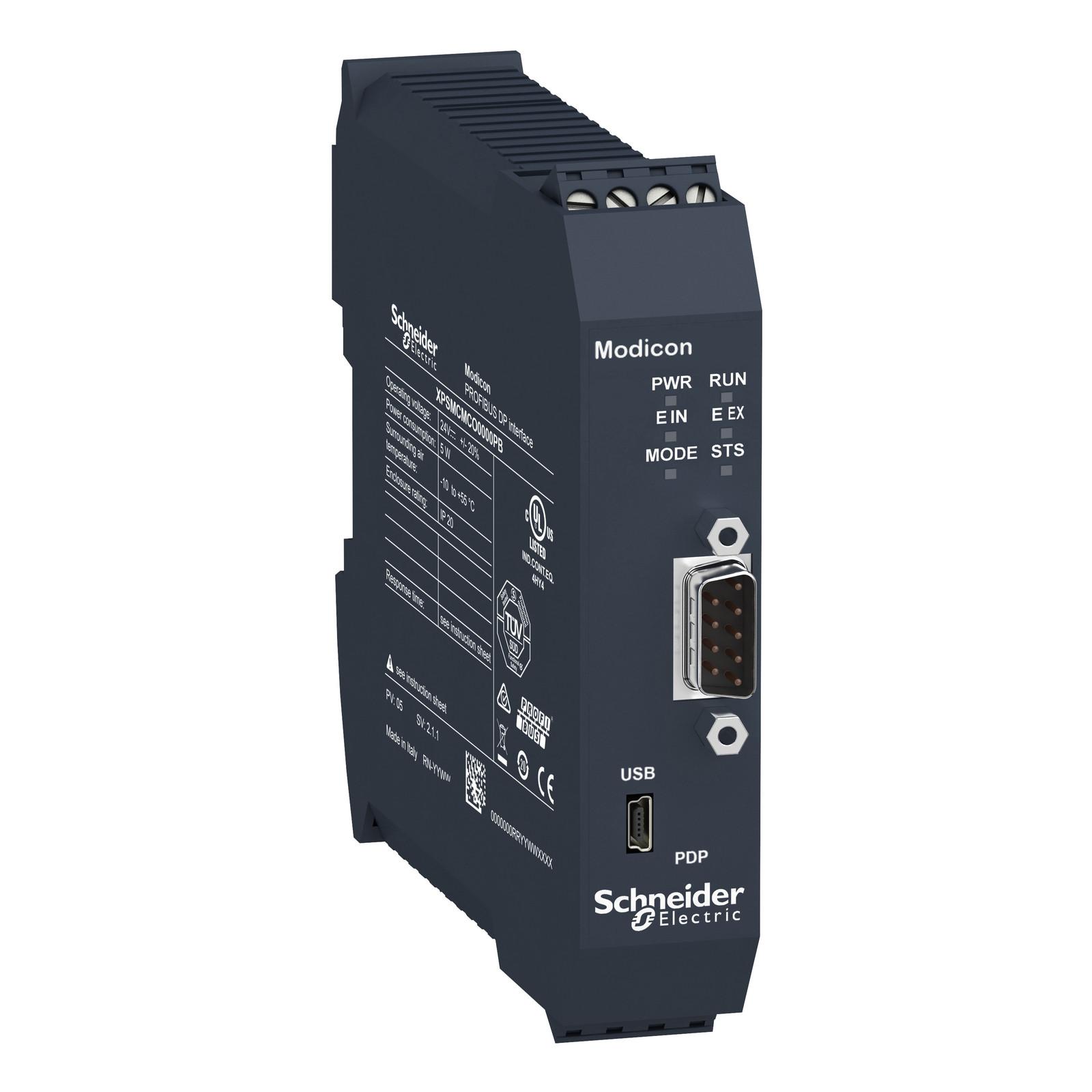 Profibus DP diagnostics expansion module, Modicon MCM, screw term