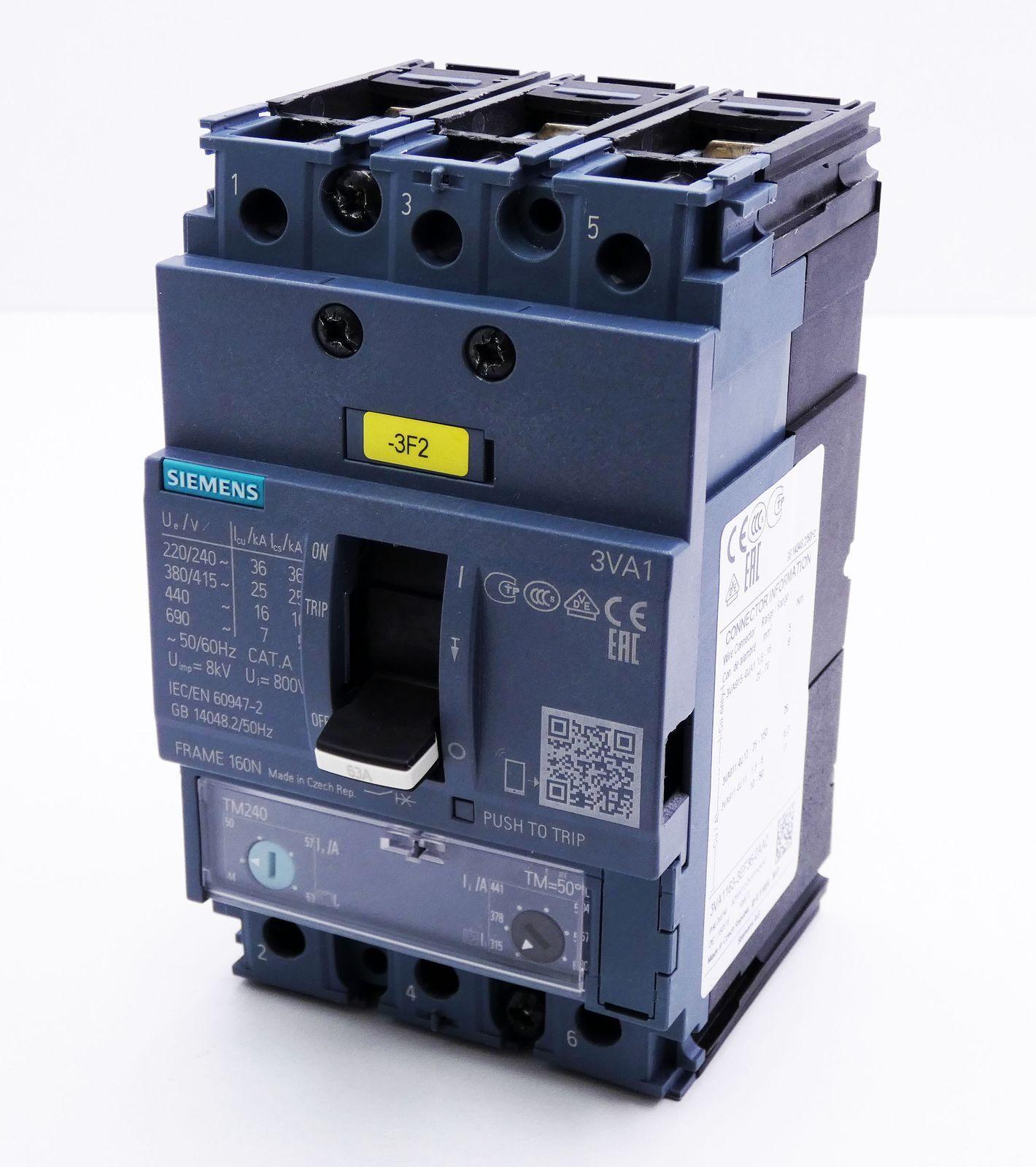 BRKR 3VA11 3P 63A 25KA ATAM BOX