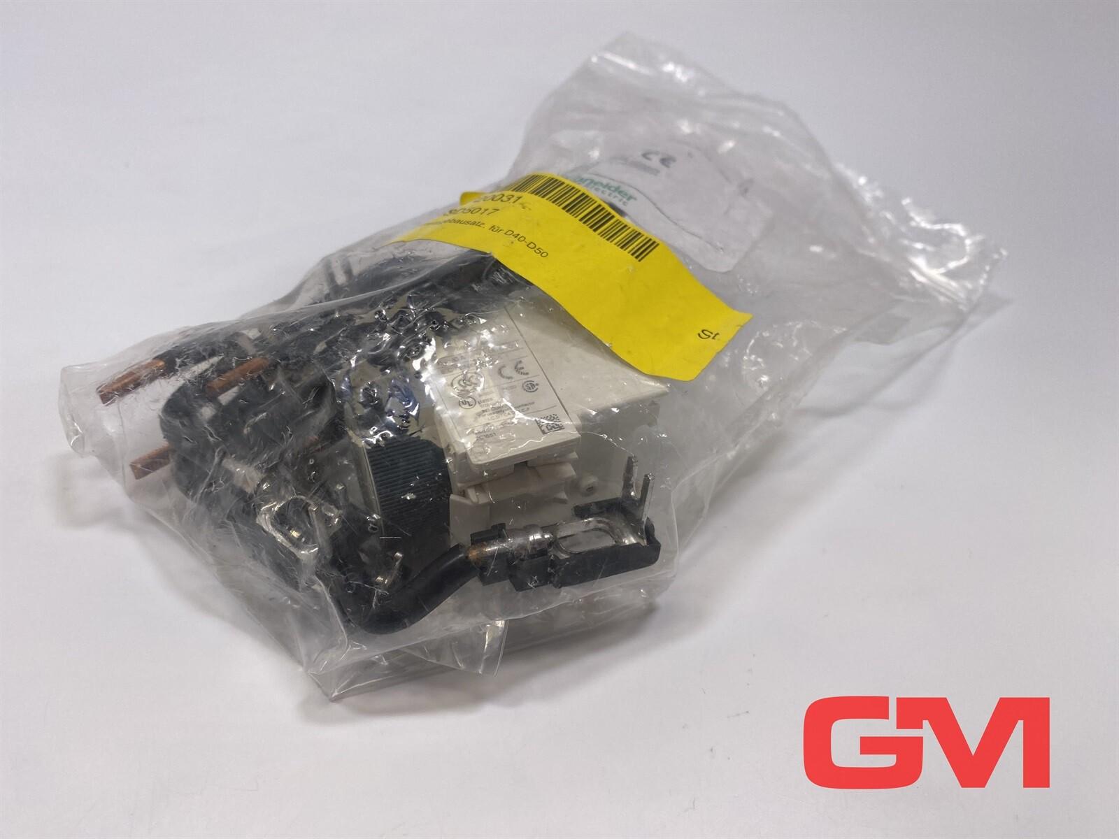Kit for assembling star delta starters, for 3 x contactors LC1D40-D50, with time delay block