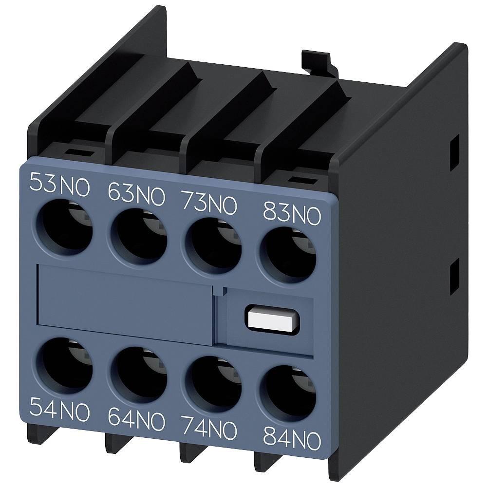 AUX.SWITCH BLK, FRONT, 4NO, CURR.PATH: 1