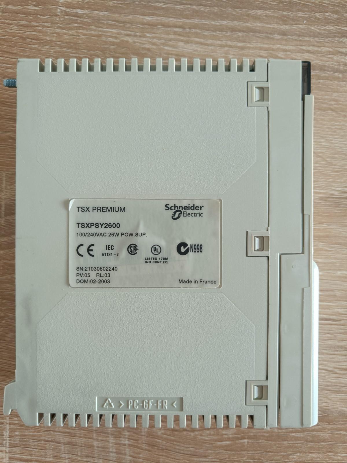 MODICON Premium TSXPSY2600M Module d'alimentation