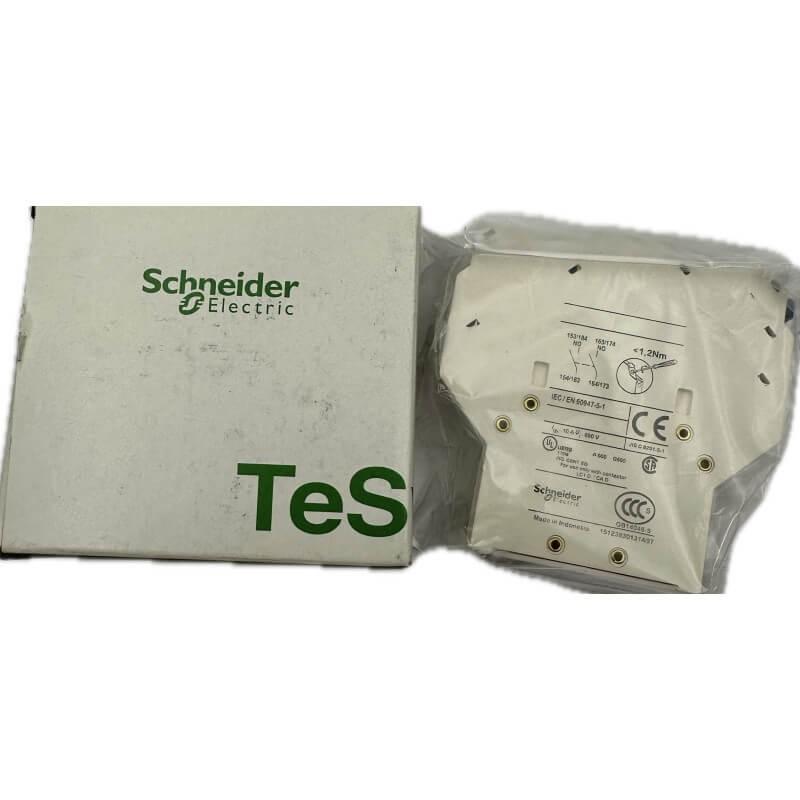 TeSys Deca, auxiliary contact block, 2 NO, side mount, screw clamp terminals, for LC1D09 to LC1D150 contactors