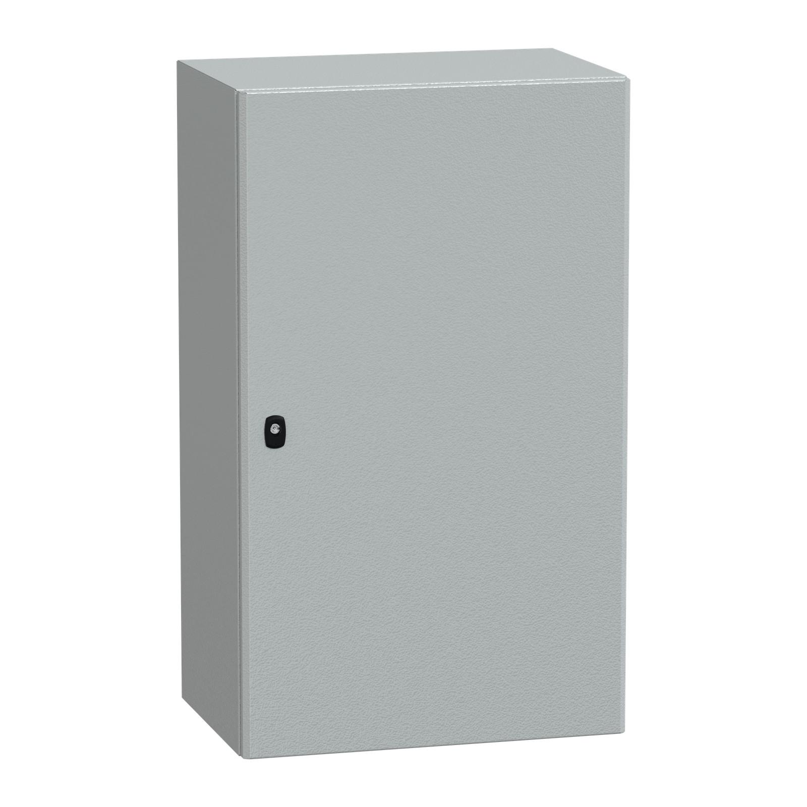Wall mounted steel enclosure, Spacial S3D, plain door, without mounting plate, 1000x600x400mm, IP66, IK10