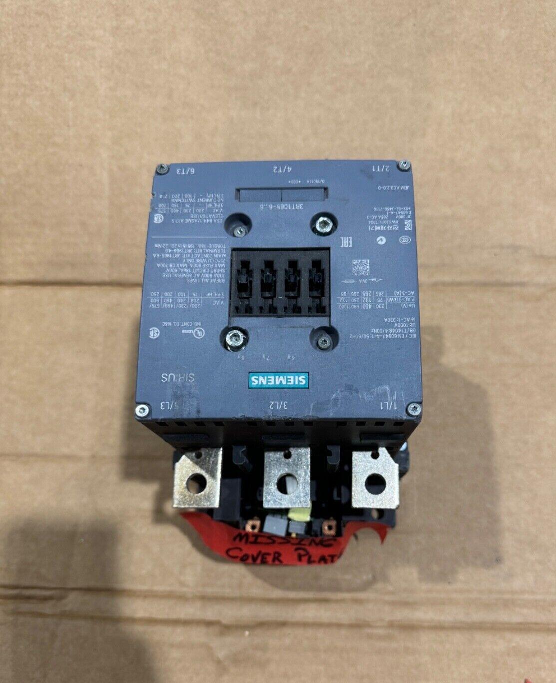 CONTACTOR S10 265A 96-127VUC 3P BAR
