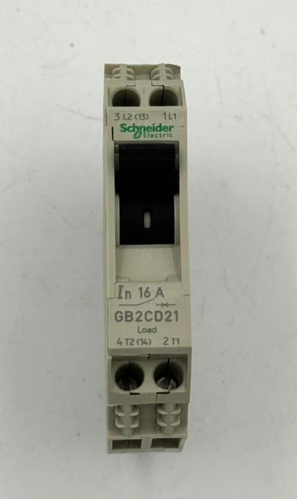 TeSys GB2 thermal magnetic circuit protector, 1 P + N, 16 A, Id = 220 A