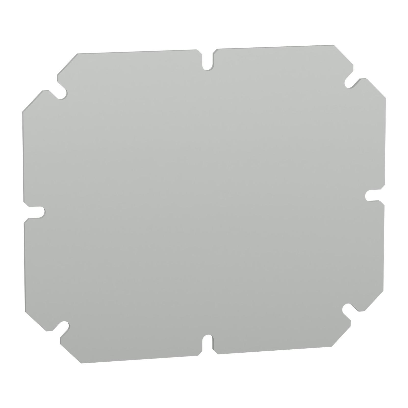 Insulating mounting plate, thickness 3 mm, For boxes of H175W150 mm