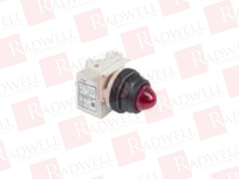 Pilot light, Harmony 9001SK, plastic, polycarbonate, domed, red, 30mm, 120V