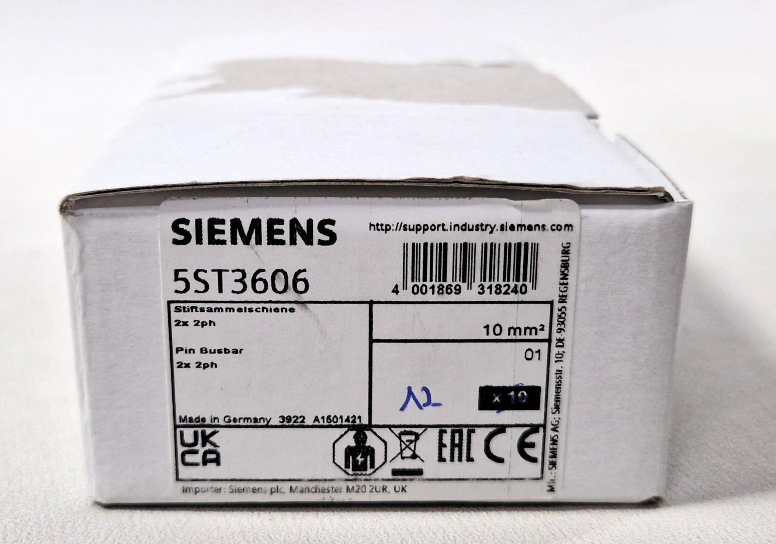 BUSBAR, PIN, 10MM2, 2X2 PHASE