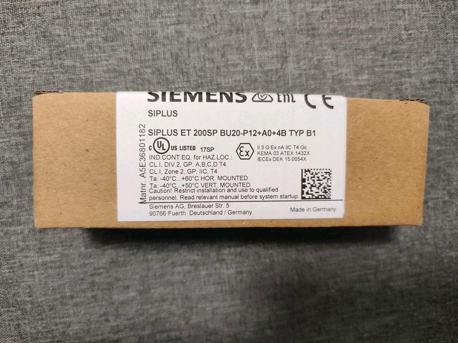 SIPLUS ET 200SP BU20-P12+A0+4B TYP B1