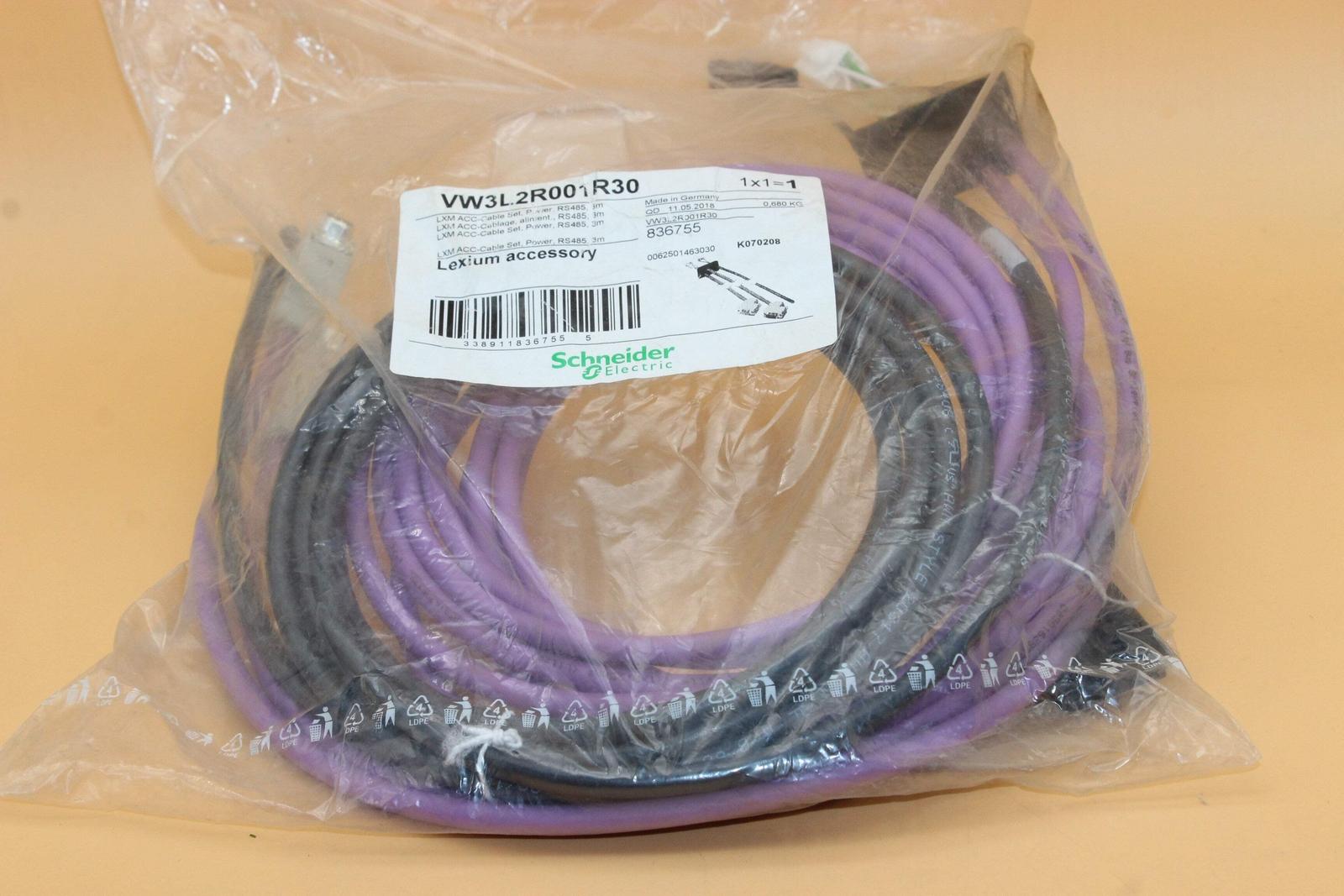 pre-assembled cable kit for fieldbus interfaces and power supply - RS485 - 3 m