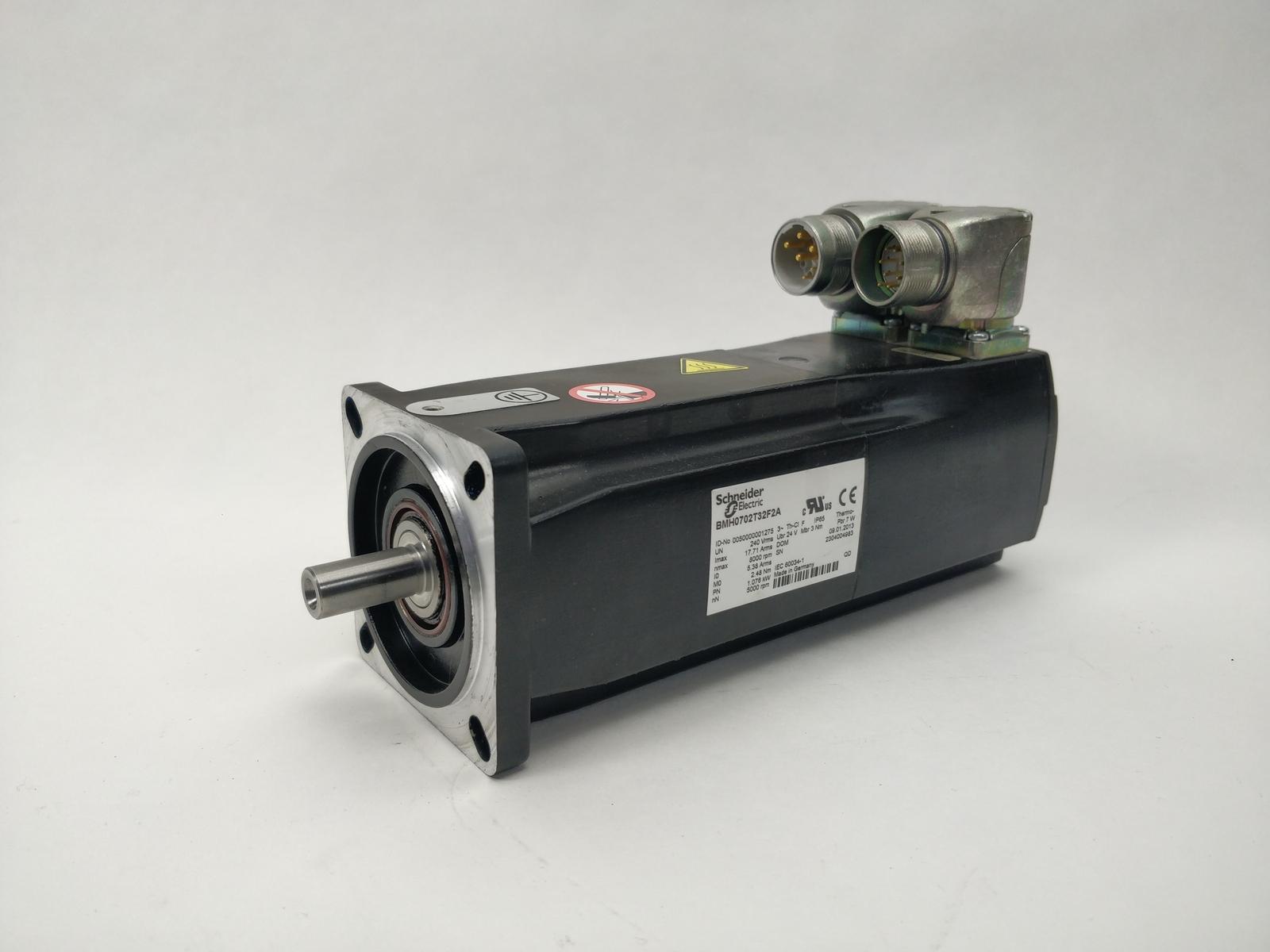 servo motor BMH, Lexium 32, 2.5Nm, 8000rpm, keyed shaft, with brake, IP65, IP67, 128 multiturn encoder
