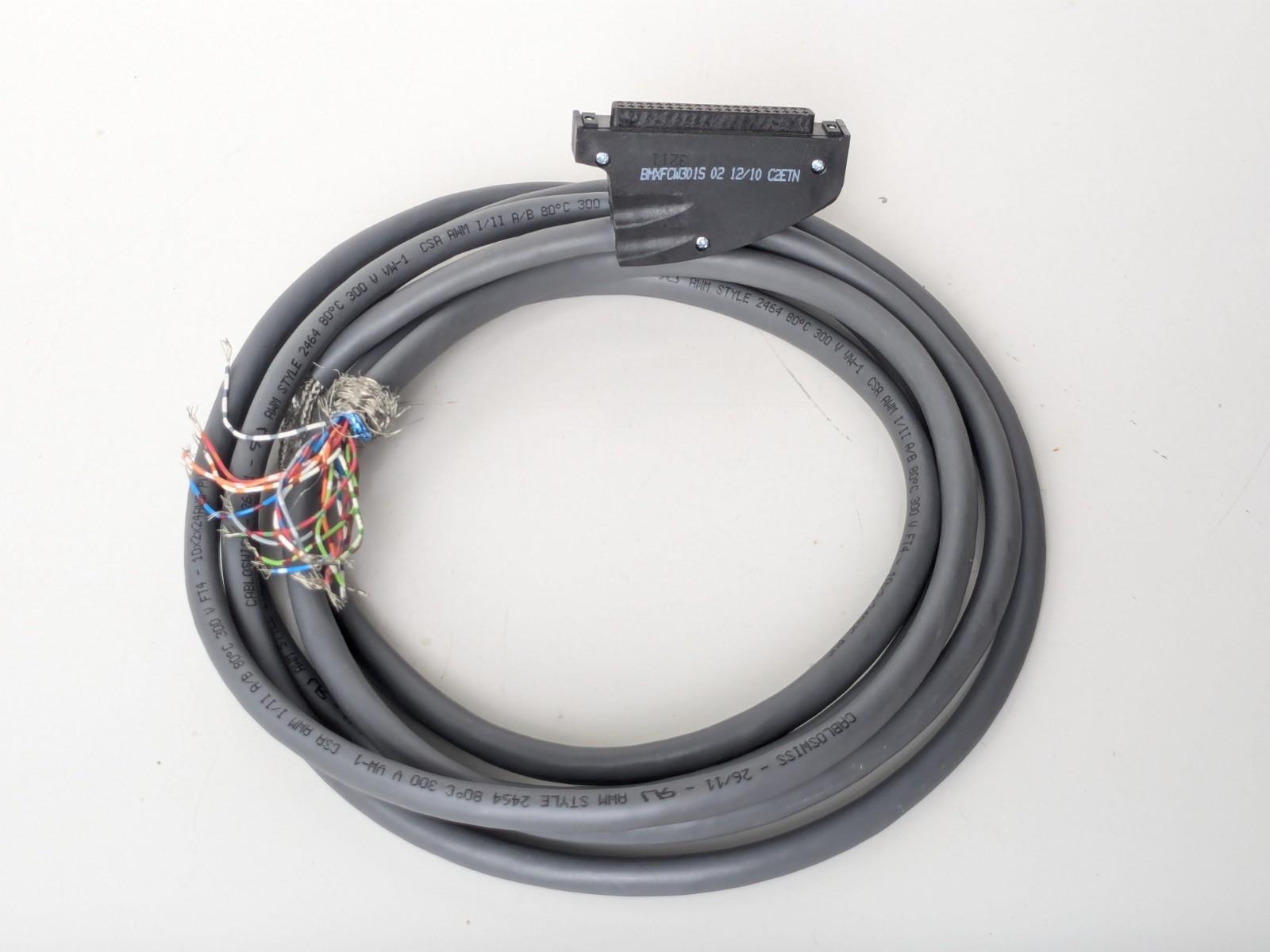 cord set, Modicon M340, 40-way terminal, one end flying leads, 3m