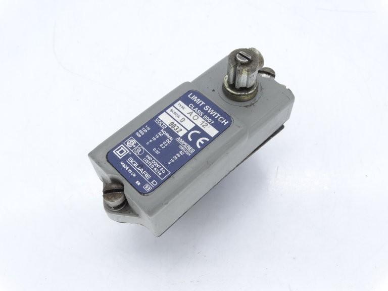 Limit switch, 9007AW, heavy duty industrial, precision, 15A at 120VAC, 1NO/1NC, lever arm, nonplug in, open type