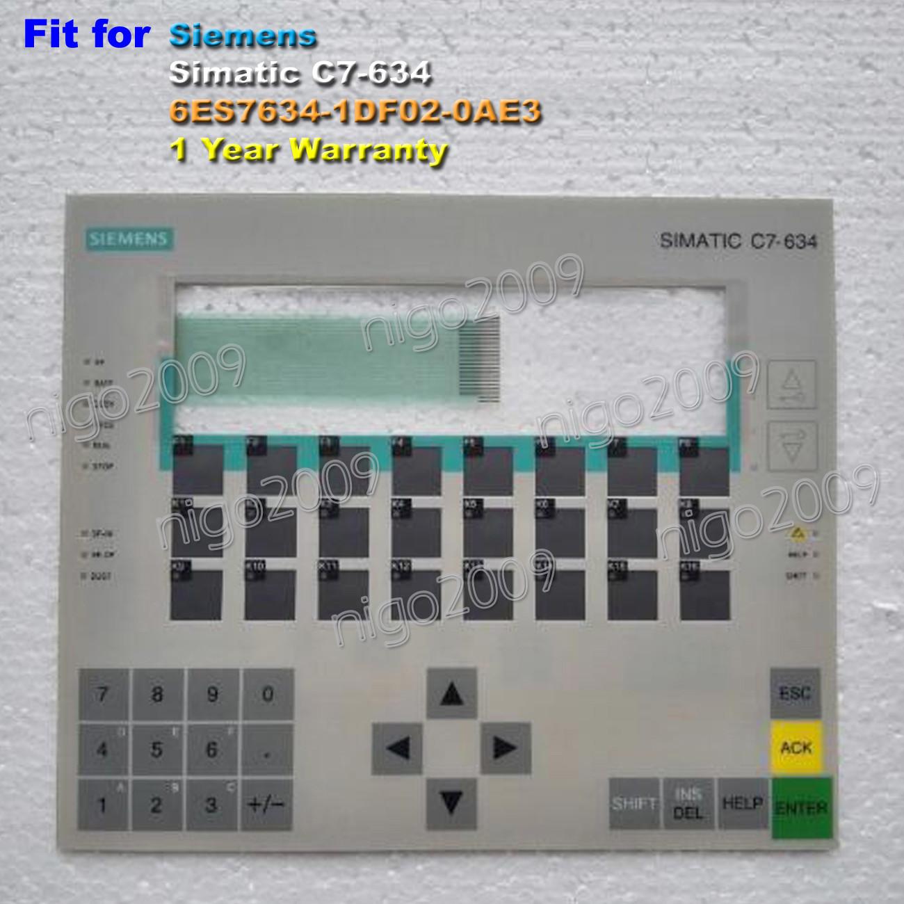 SIMATIC C7-634 6ES7634-1DF02-0AE3 Membrane Keypad