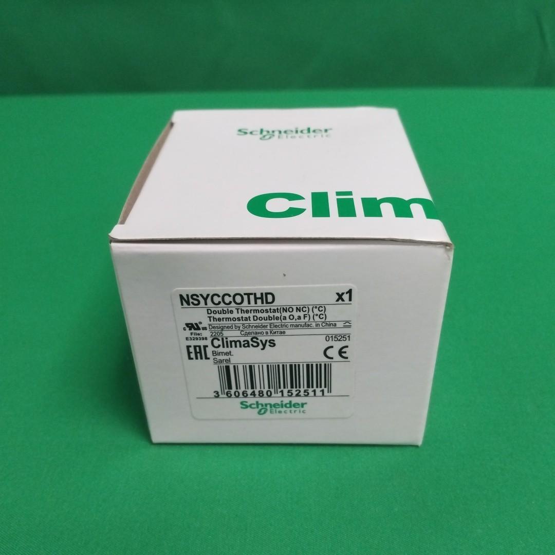 ClimaSys CC - double thermostat 250V - range of temperature 0…60°C - 1NO/NC - °C