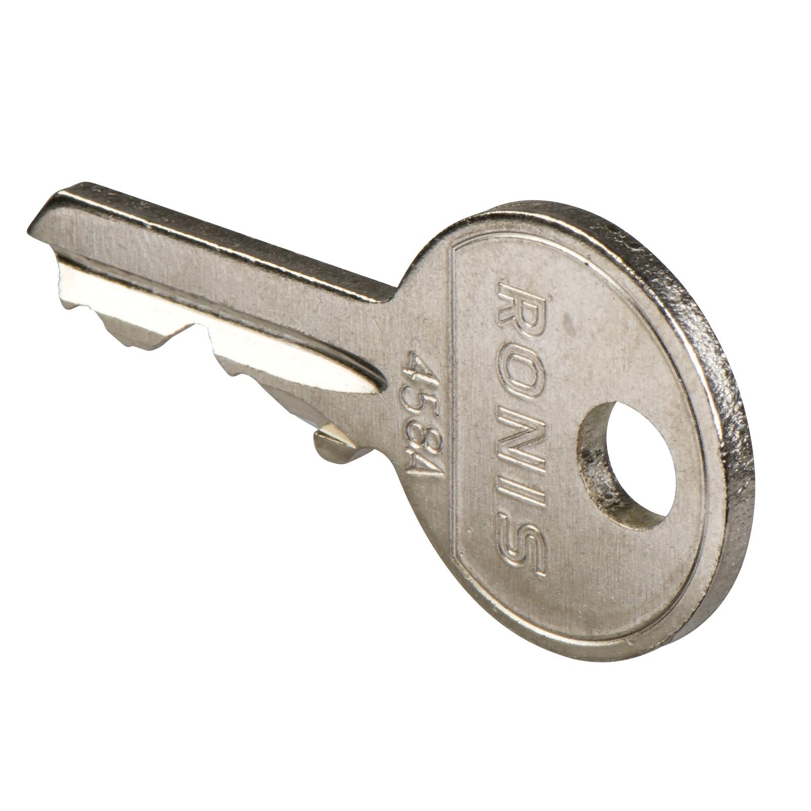 Key, Harmony XB4, key for reset button, emergency stop rope pull switch, 455, set of 1 key